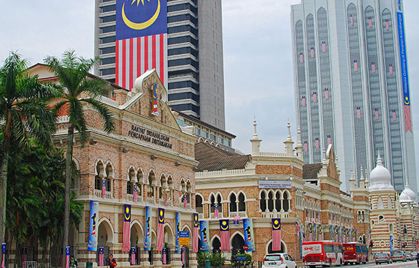 Merdeka Square during Merdeka Day celebrations