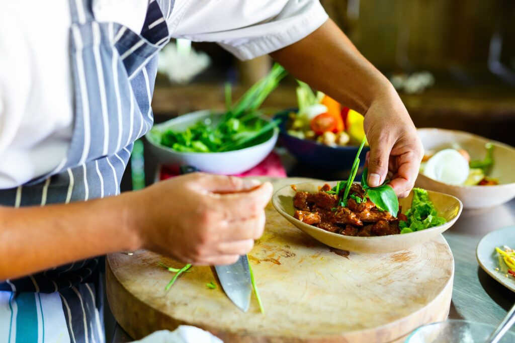 Cambodia meat dish.