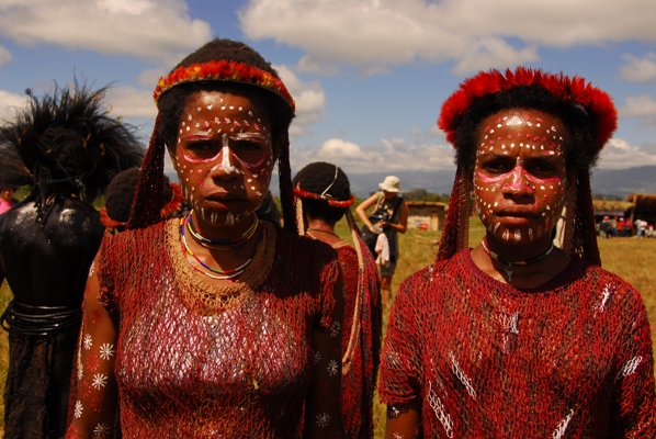 Papuans at Baliem, Indonesia