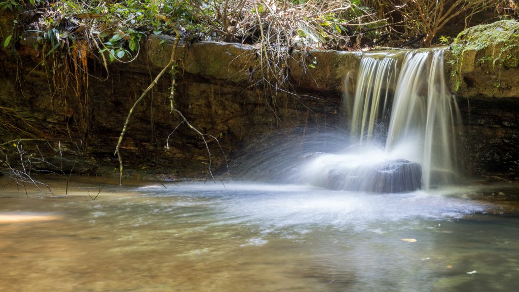 Labi and Teraja waterfalls in Belait District, Brunei Darussalam. Visit SoutheastAsia.