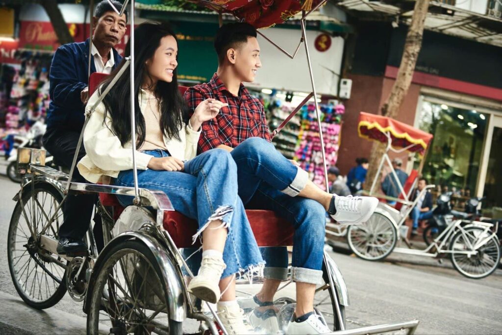 Cyclo Tour in Hanoi, Viet Nam